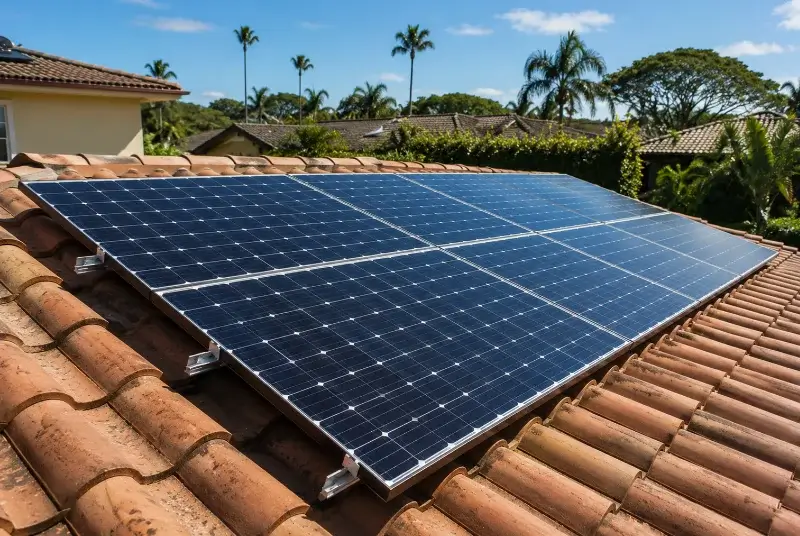 Installation de panneaux solaires à Casteil